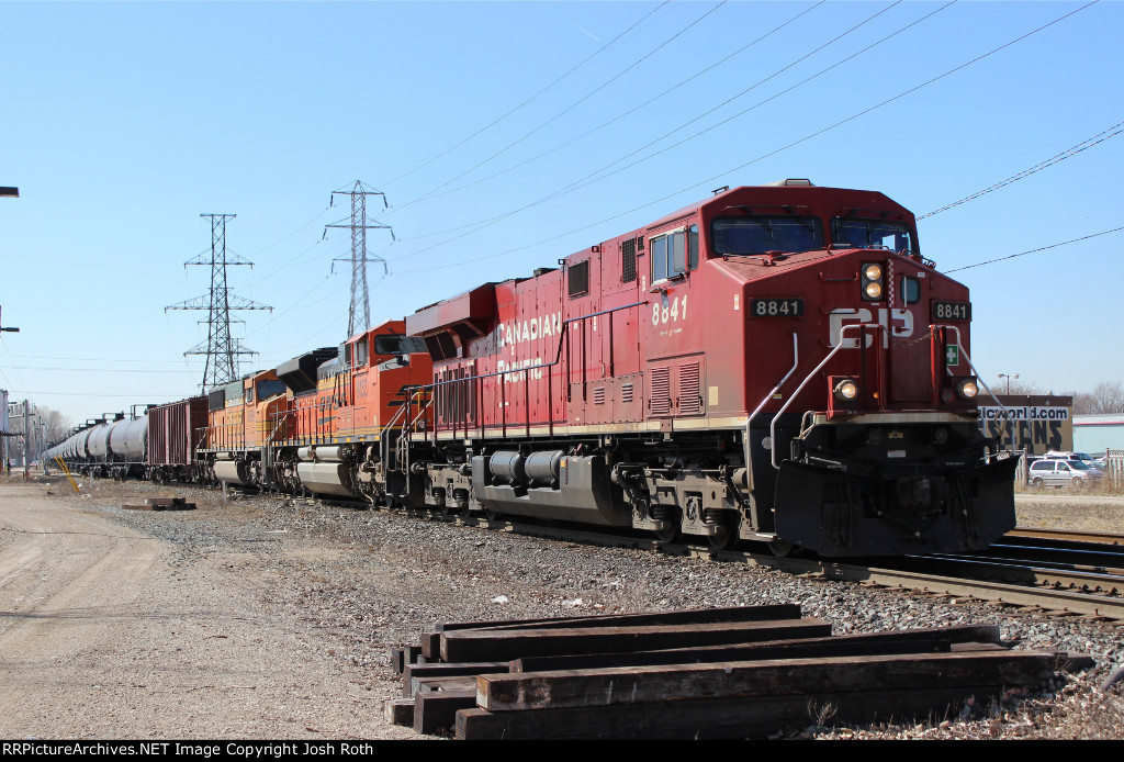 CP 8841, BNSF 9133 & BNSF 8859